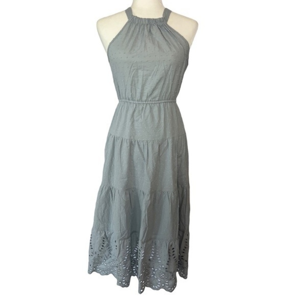 Adyson Parker Halter Neck Sleeveless Midi Dress